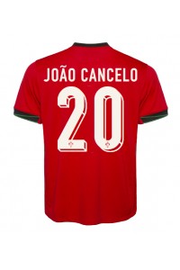 Fotbalové Dres Portugalsko Joao Cancelo #20 Domácí Oblečení ME 2024 Krátký Rukáv